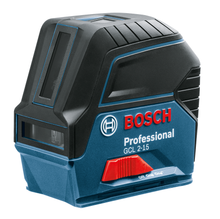 Cargar imagen en el visor de la galería, Nivel Láser 15M BOSCH GCL2-15 + Kit + Base RM1