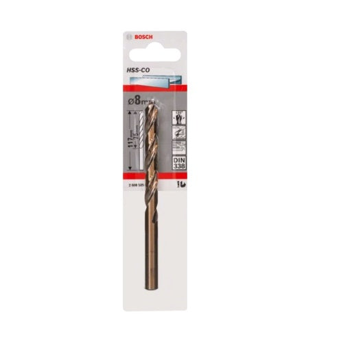 Broca Metal HSS-Co  8.0 x 75 x 117 Bosch