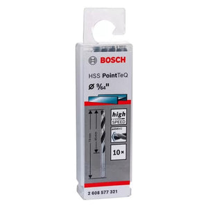 Broca Metal HSS PointTeQ  CjaX10 9/64" Bosch
