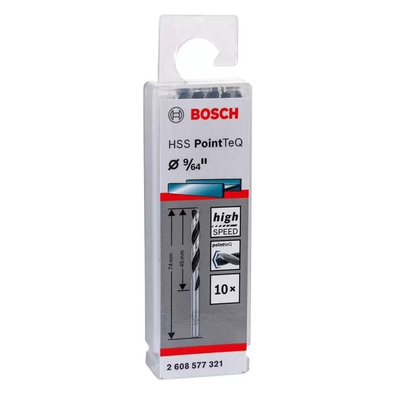 Broca Metal HSS PointTeQ  CjaX10 9/64