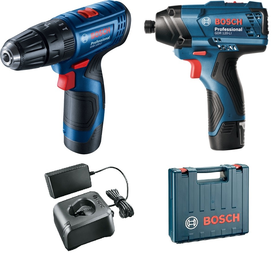 COMBO 12V BOSCH GSB 120 LI + GDR 120 LI