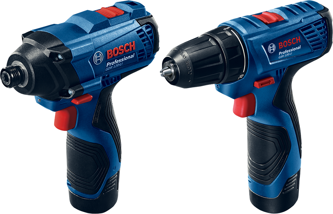Kit 12V GSR + GDR 120-LI BOSCH + Maletín de Plástico