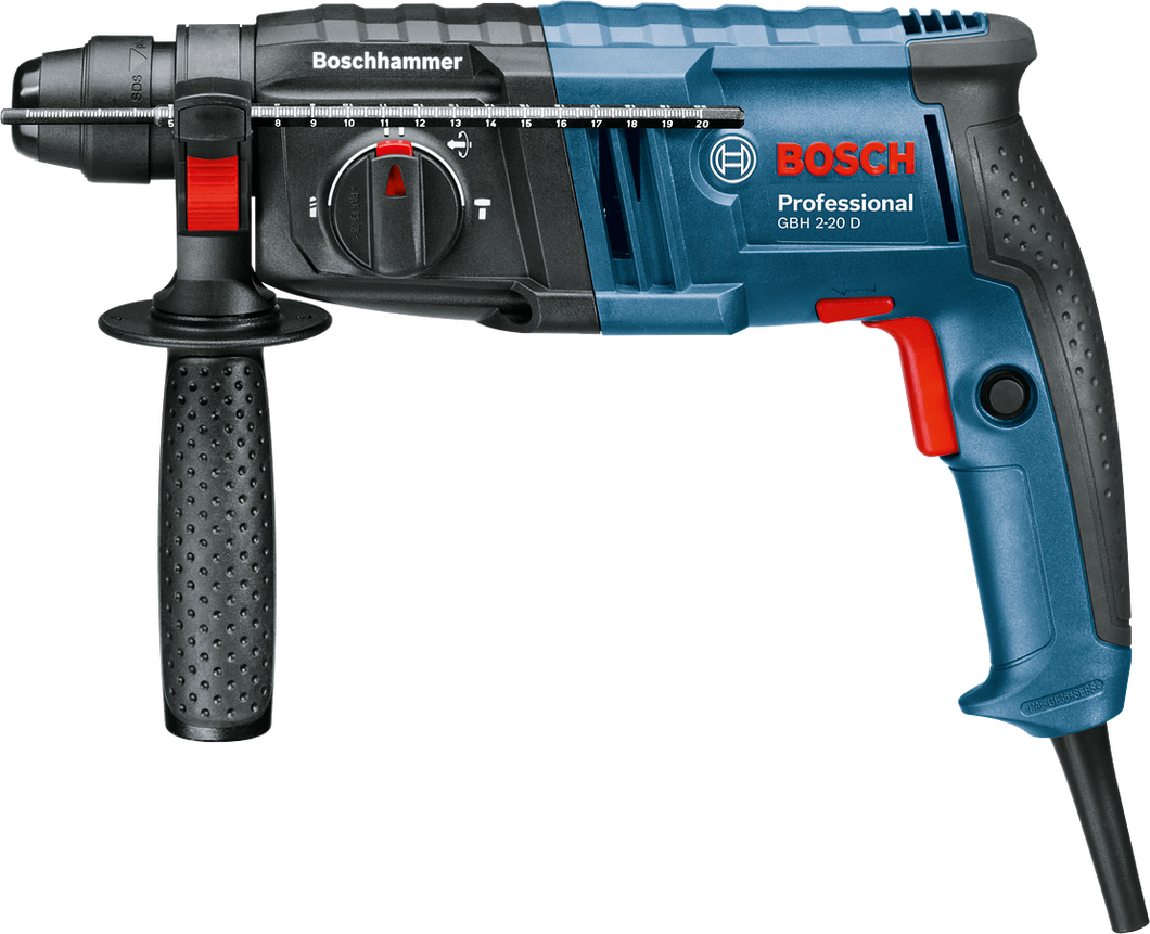 Martillo Perforador 650W 1.7J BOSCH GBH 2-20 D